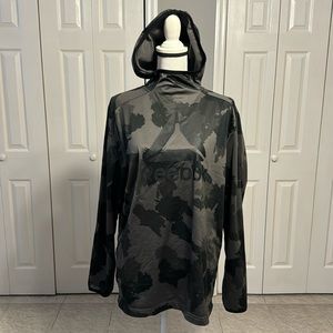 Reebok Camo Mock Neck Hoodie